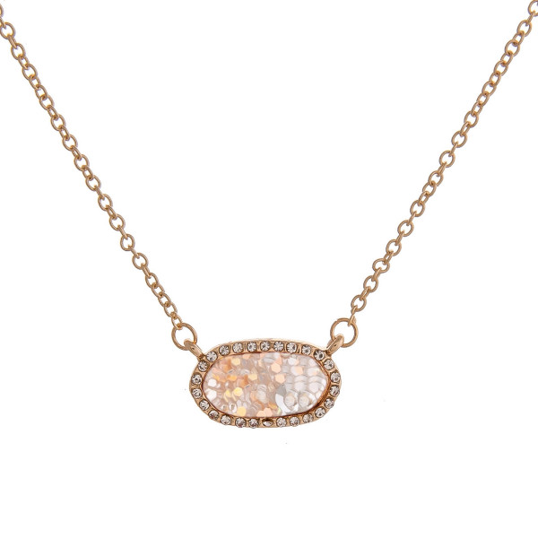 Wholesale dainty cable chain necklace bar pendant glitter details cubic zirconia