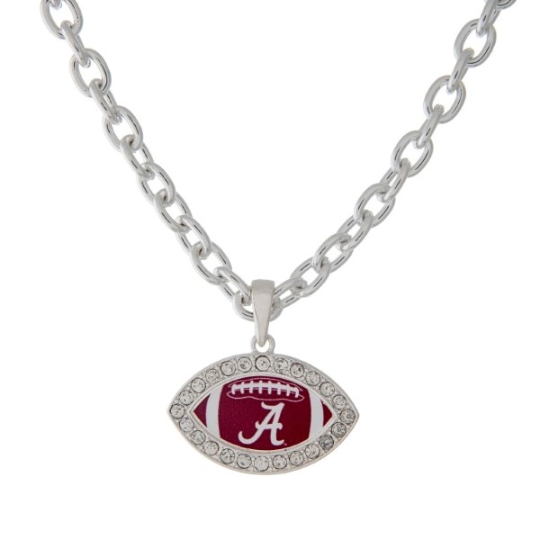 Wholesale officially licensed University Alabama inch necklace football edged cr