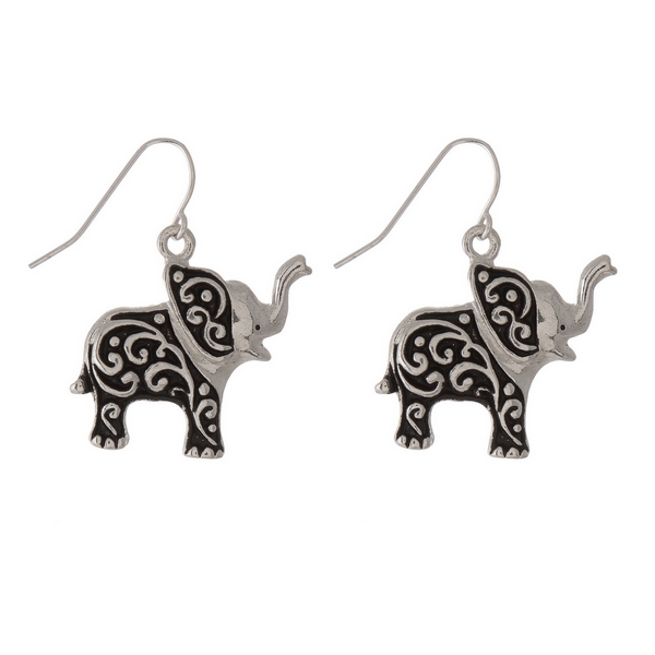 Wholesale silver fashion earrings baby elephant wholesale fashion jewelry fashio