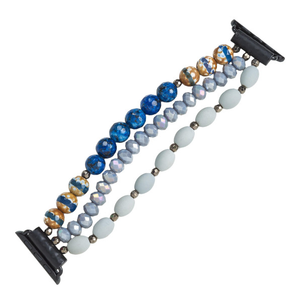 Wholesale stretch beaded watch band apple watches Fits mm smart watch WATCH NOT