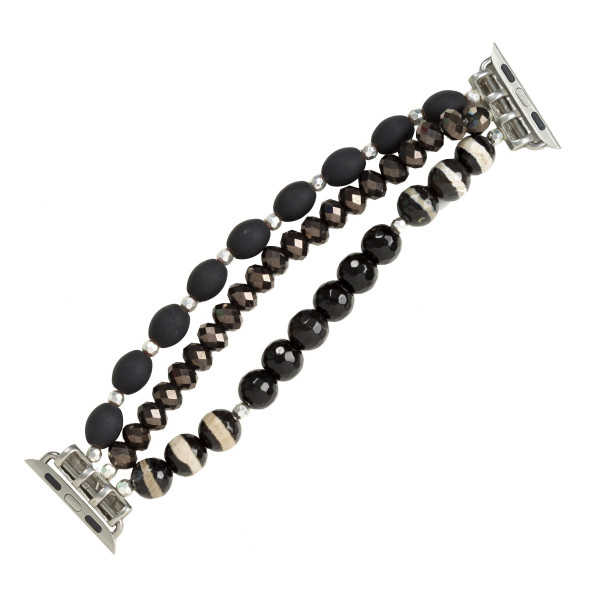 Wholesale stretch beaded watch band apple watches Fits mm smart watch WATCH NOT