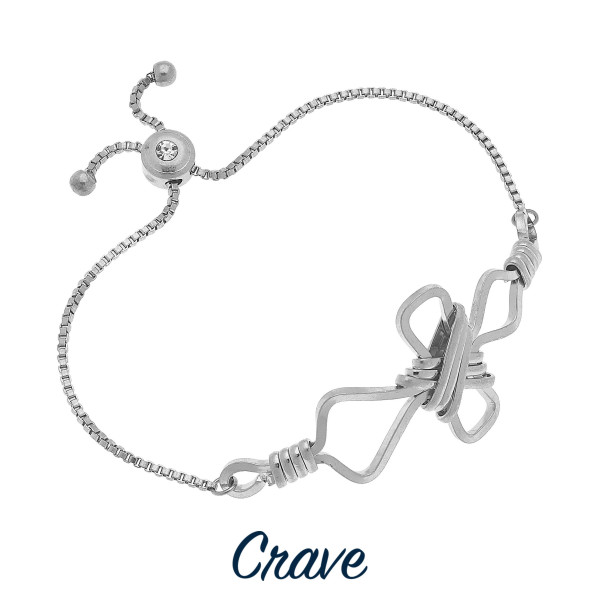 Wholesale enjoy gorgeous bracelet adjustable tie twisted metal cross detail Appr