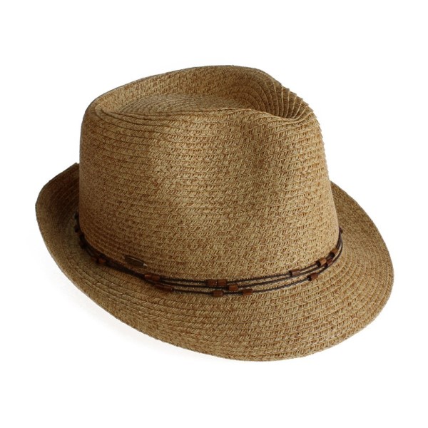 Wholesale c C brand ST multi colored fedora hat decorative string paper straw po