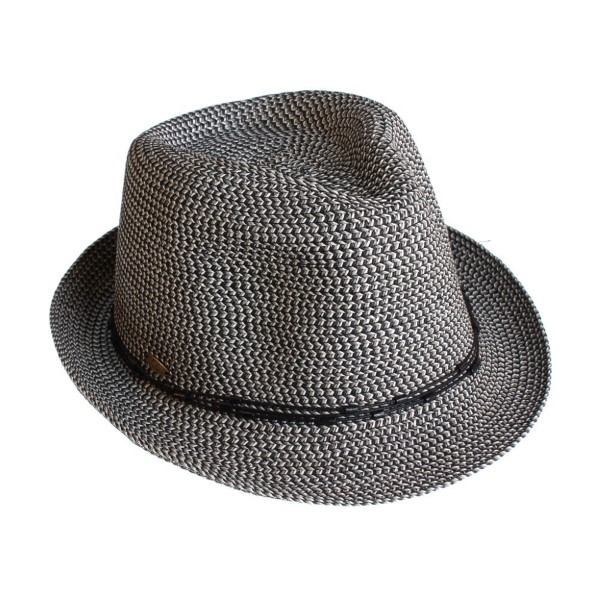 Wholesale c C brand ST multi colored fedora hat decorative string paper straw po