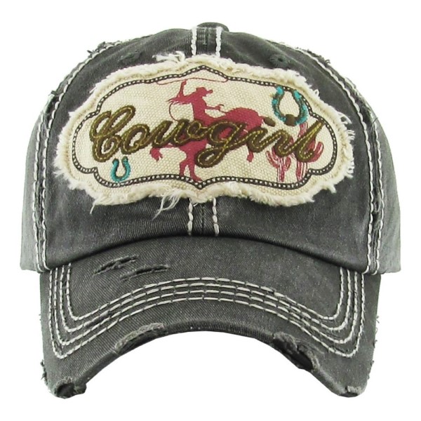 Wholesale embroidered vintage ball cap washed details cotton Adjustable back str