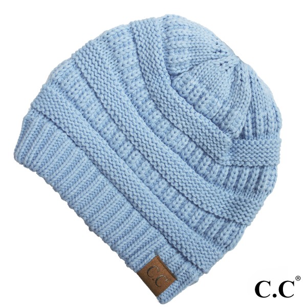 Wholesale c C Hat Solid ribbed beanie Original beanie Acrylic One fits most Matc