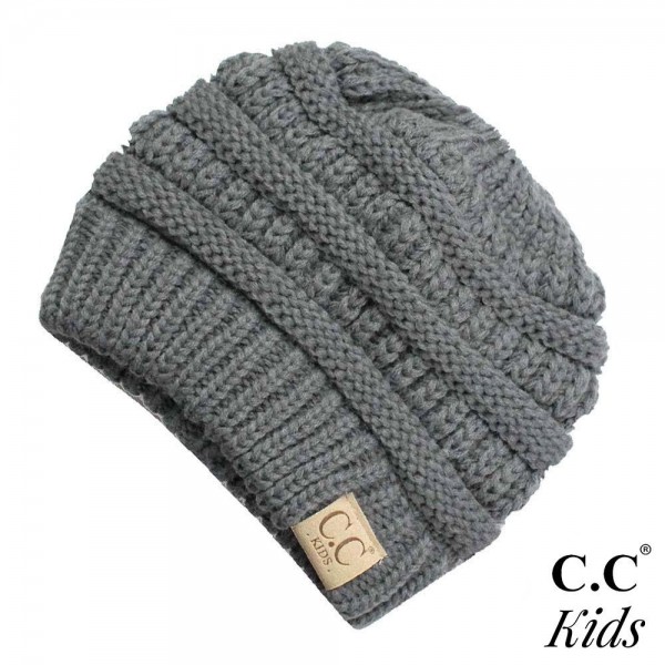 Wholesale mB KIDS Kids messybun C C Beanie acrylic diameter Approximate fit todd