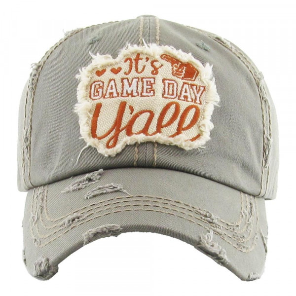 Wholesale embroidered vintage ball cap washed details cotton Adjustable velcro c