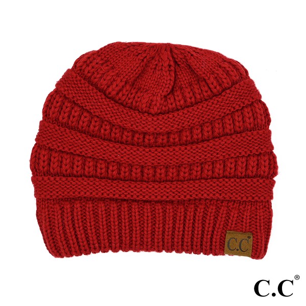 Wholesale c C Hat Solid ribbed beanie Original beanie Acrylic One fits most Matc