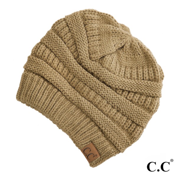 Wholesale c C Hat Solid ribbed beanie Original beanie Acrylic One fits most Matc