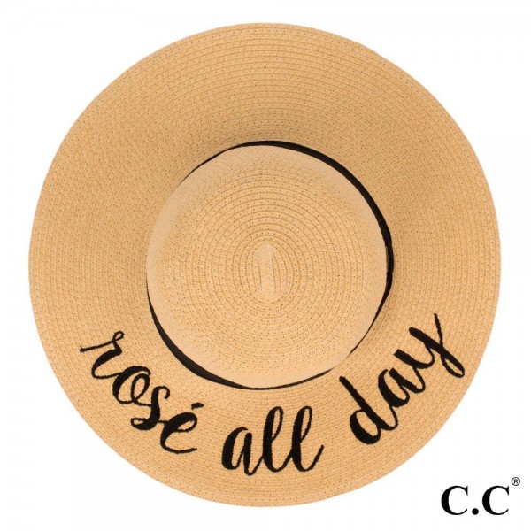 Wholesale c C ST brim floppy beach hat Rose All Day hat crushable packable able