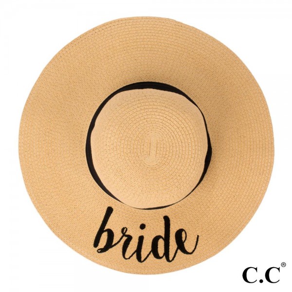 Wholesale c C Brand brim floppy beach hat paper Brim hat total diameter hat crus
