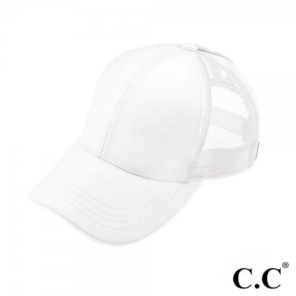 Wholesale c C BT Glitter trucker ponytail cap mesh back Polyester Adjustable vel