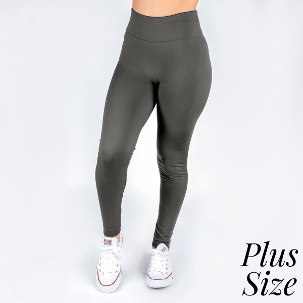 Wholesale kathy Mix plus charcoal gray summer weight leggings seamless chic mus