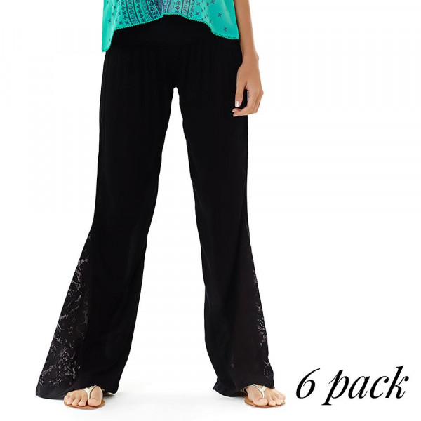 Wholesale electric Fiesta Pants Pack S M L XL Gauze pants crochet bell bottom fl