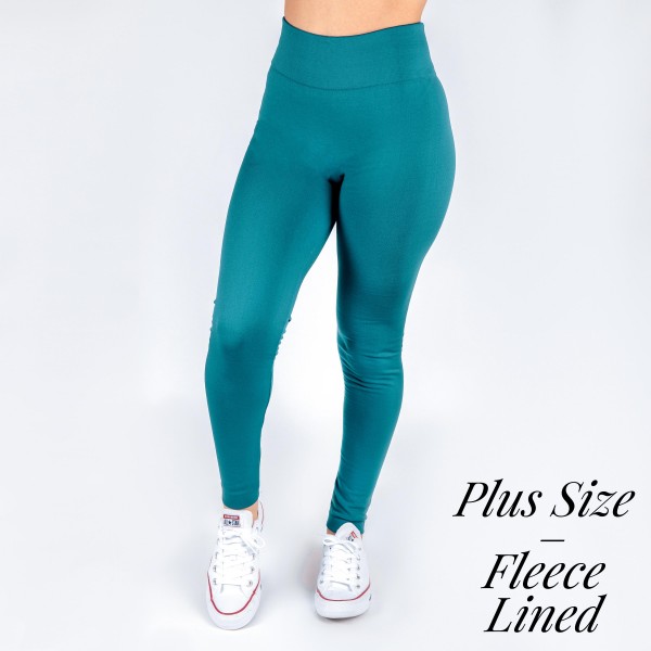 Wholesale pLUS Mix Brand full fleece lined winter weight leggings offered everyd