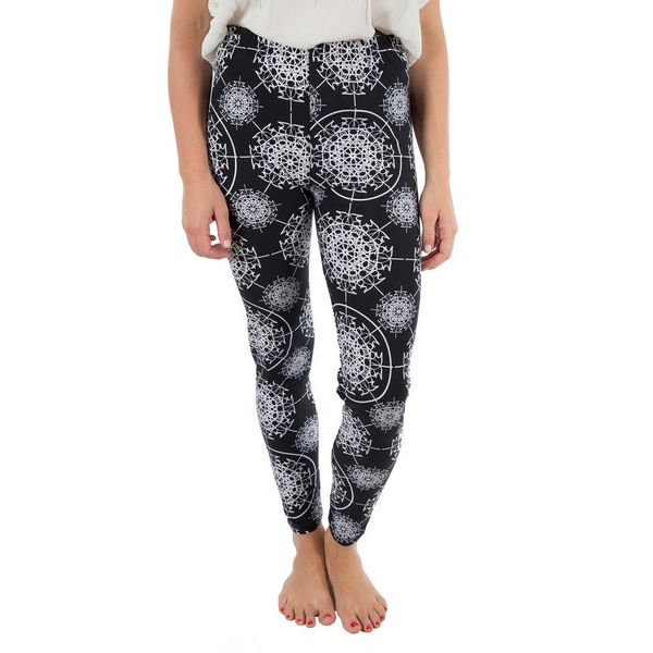 Wholesale kathy Mix printed peach skin leggings seamless chic must have every w