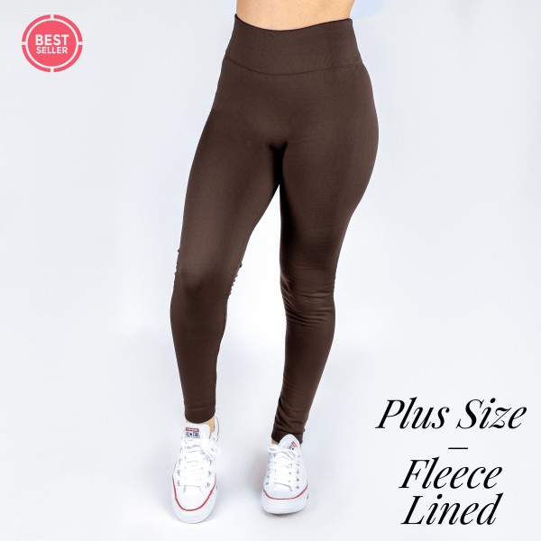 Wholesale pLUS Mix Brand full fleece lined winter weight leggings offered everyd