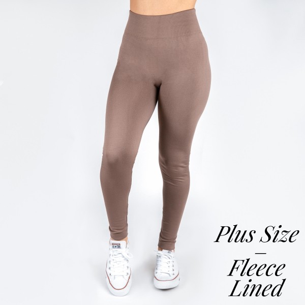 Wholesale pLUS Mix Brand full fleece lined winter weight leggings offered everyd
