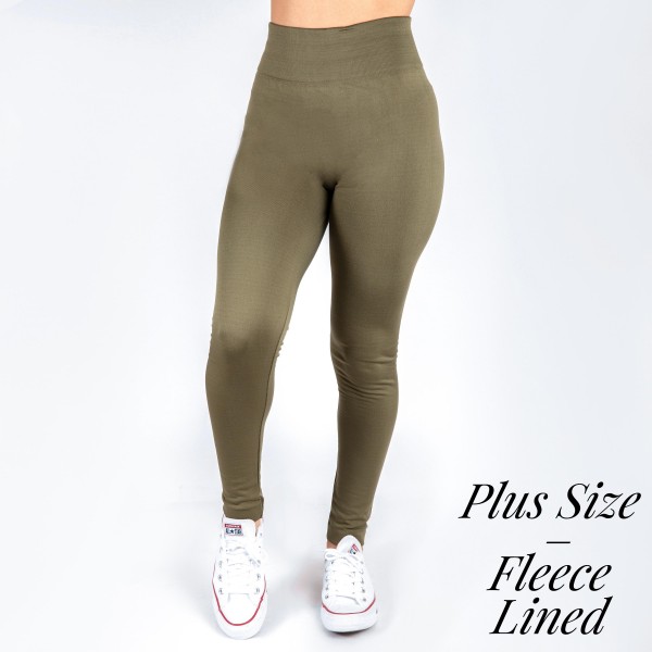 Wholesale pLUS Mix Brand full fleece lined winter weight leggings offered everyd