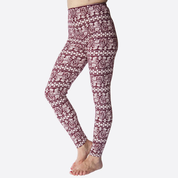 Wholesale kathy Mix printed peach skin leggings seamless chic must have every w