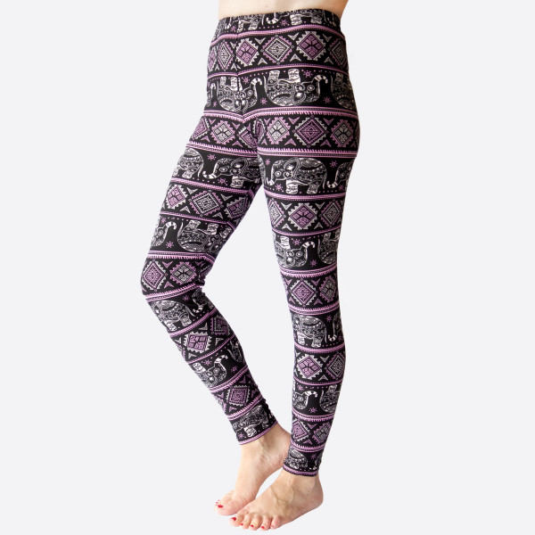 Wholesale kathy Mix printed peachskin leggings seamless chic must have every wa