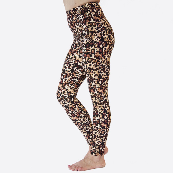 Wholesale kathy Mix printed peach skin leggings seamless chic must have every w
