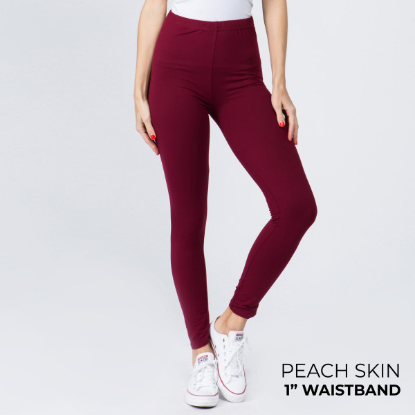 Wholesale mix Brand peach skin leggings seamless chic must have every wardrobe