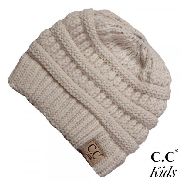 Wholesale mB KIDS Kids messybun C C Beanie acrylic diameter Approximate fit todd