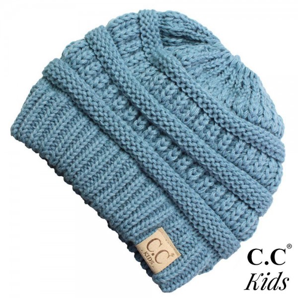 Wholesale mB KIDS Kids messybun C C Beanie acrylic diameter Approximate fit todd