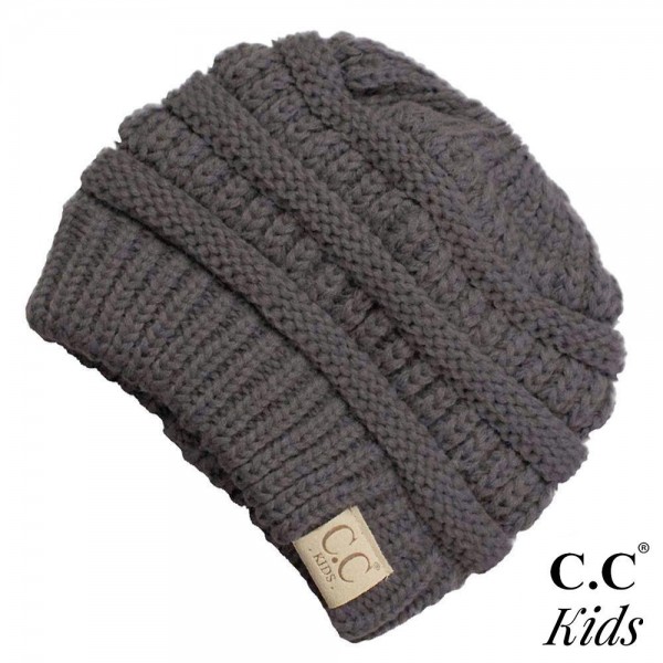 Wholesale mB KIDS Kids messybun C C Beanie acrylic diameter Approximate fit todd
