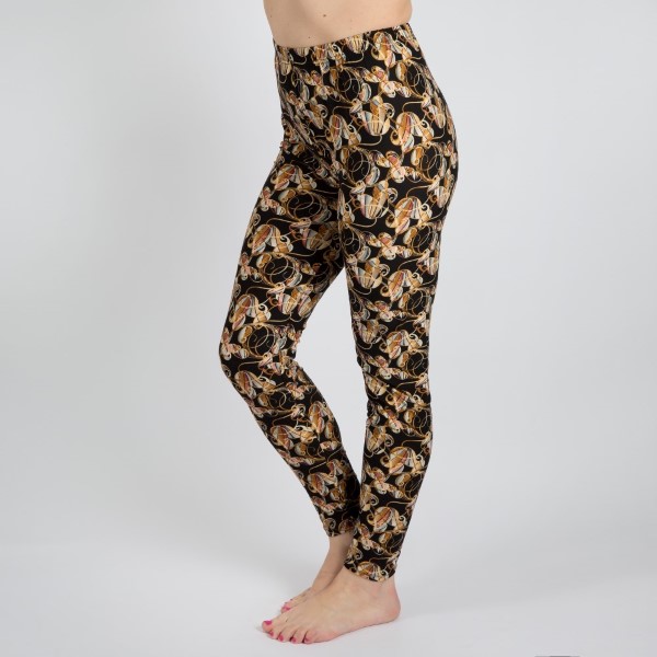 Wholesale mix printed peach skin leggings seamless chic must have every wardrob