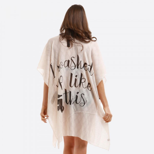 Wholesale lightweight kimono swimsuit cover up I Washed Up Like back viscose One