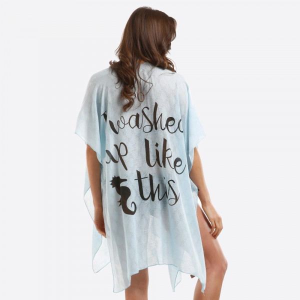 Wholesale lightweight kimono swimsuit cover up I Washed Up Like back viscose One