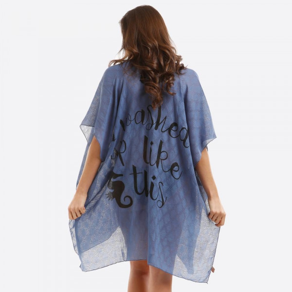 Wholesale lightweight kimono swimsuit cover up I Washed Up Like back viscose One