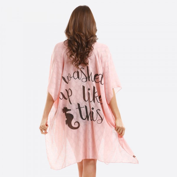 Wholesale lightweight kimono swimsuit cover up I Washed Up Like back viscose One