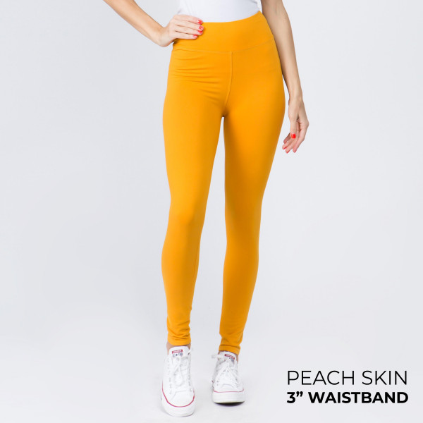 Wholesale mix Brand peach skin leggings seamless chic must have every wardrobe