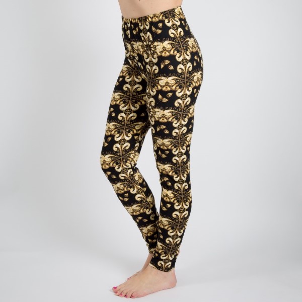 Wholesale mix printed peach skin leggings seamless chic must have every wardrob