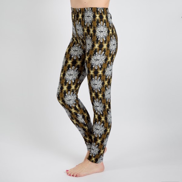 Wholesale mix printed peach skin leggings seamless chic must have every wardrob