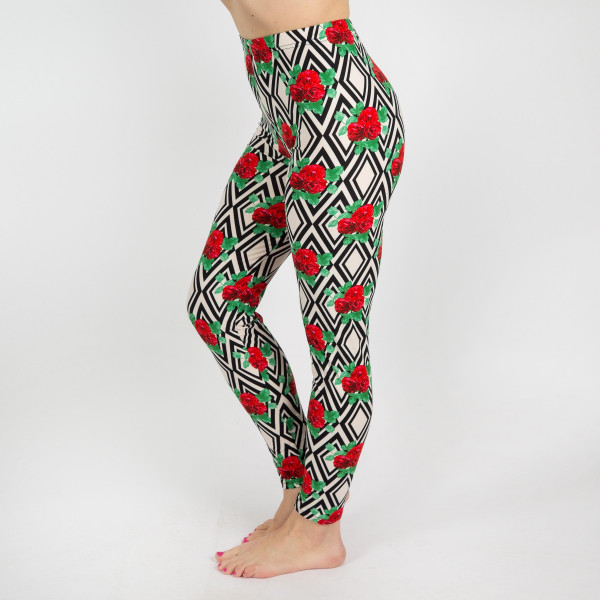 Wholesale mix printed peach skin leggings seamless chic must have every wardrob