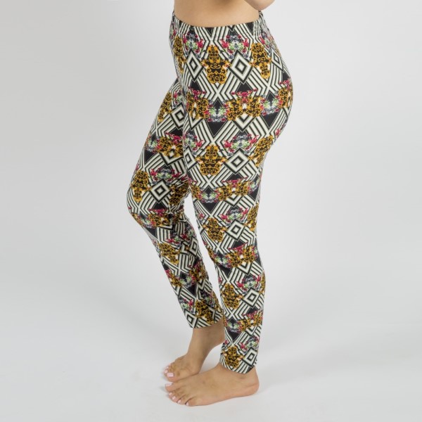 Wholesale mix printed peach skin leggings seamless chic must have every wardrob