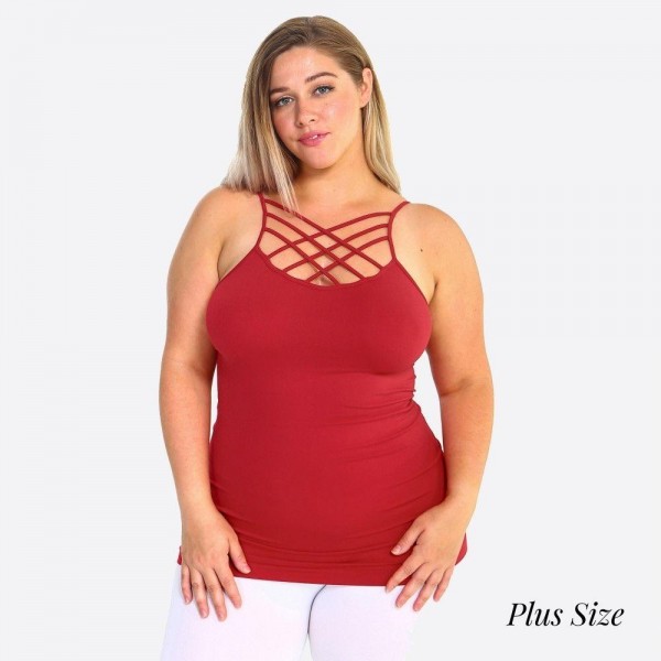 Wholesale summer must have here sexy cami top spaghetti straps sleeveless criss