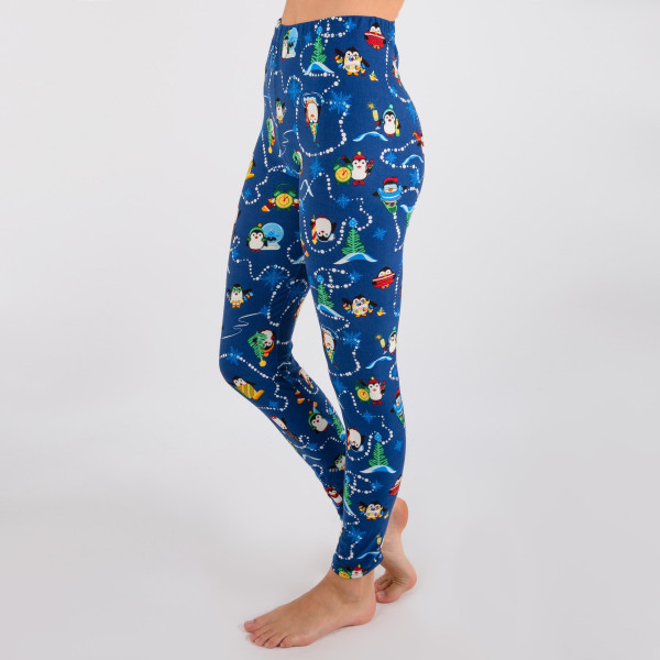 Wholesale mix printed Christmas print peach skin leggings seamless chic must ha