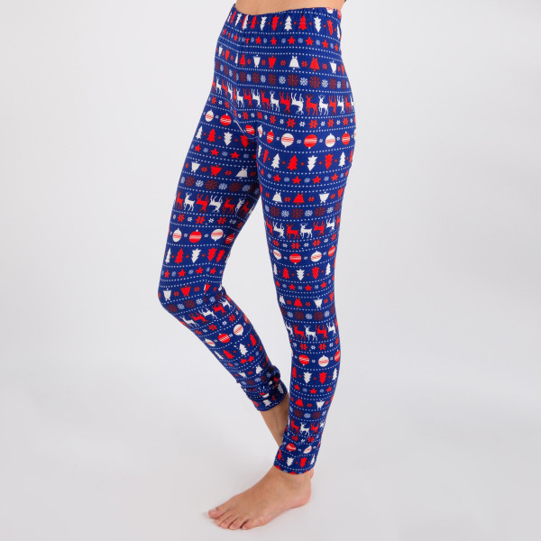 Wholesale mix printed Christmas print peach skin leggings seamless chic must ha