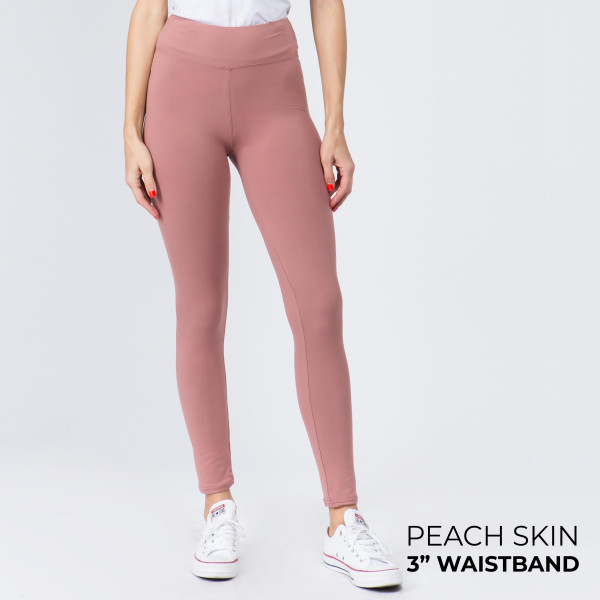 Wholesale mix Brand peach skin leggings seamless chic must have every wardrobe