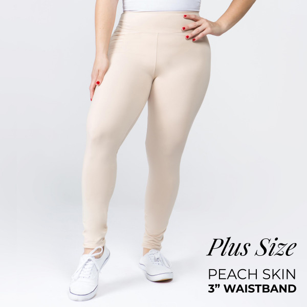 Wholesale plus Mix Brand peach skin leggings seamless chic must have every ward