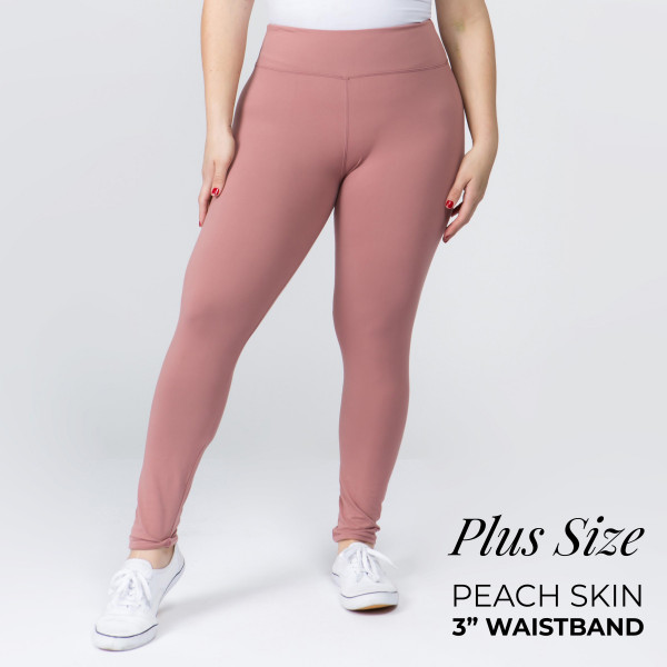 Wholesale plus Mix Brand peach skin leggings seamless chic must have every ward