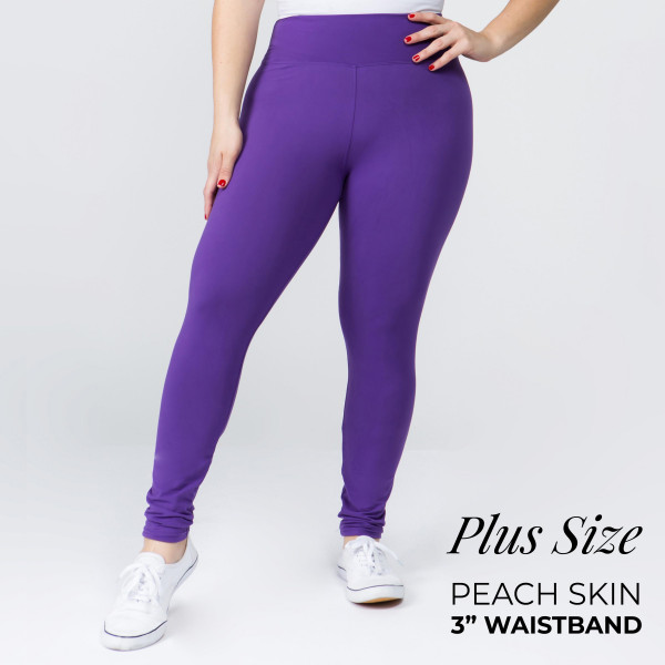 Wholesale plus Mix Brand peach skin leggings seamless chic must have every ward