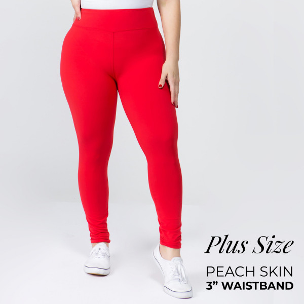 Wholesale plus Mix Brand peach skin leggings seamless chic must have every ward