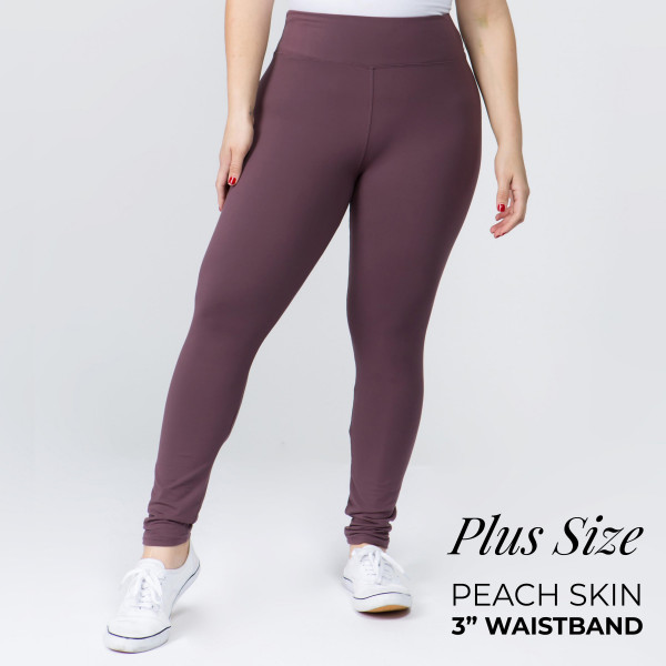 Wholesale plus Mix Brand peach skin leggings seamless chic must have every ward